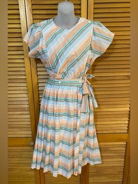 Vintage A TOI: Striped dress— Japanese brand